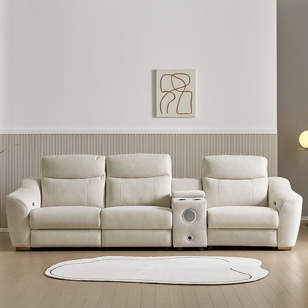 [헨지디자인] 카프리 4인 리클라이너 (2방석 리클라이너) (48개월)