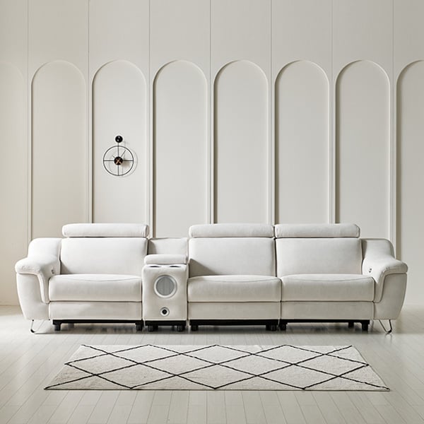 [헨지디자인] 클락 4인 리클라이너 (2방석 리클라이너) (48개월)