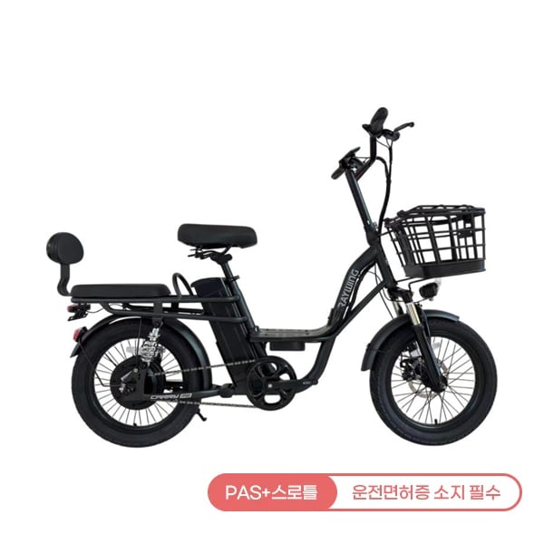 [레이윙] 캐리 미 전기자전거 CARRYME_18.2A (블랙) (48개월)