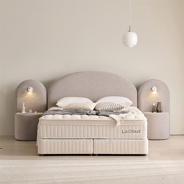 [라클라우드] 블룸 호텔식 침대 패키지 세트 SK (그레이) (48개월)