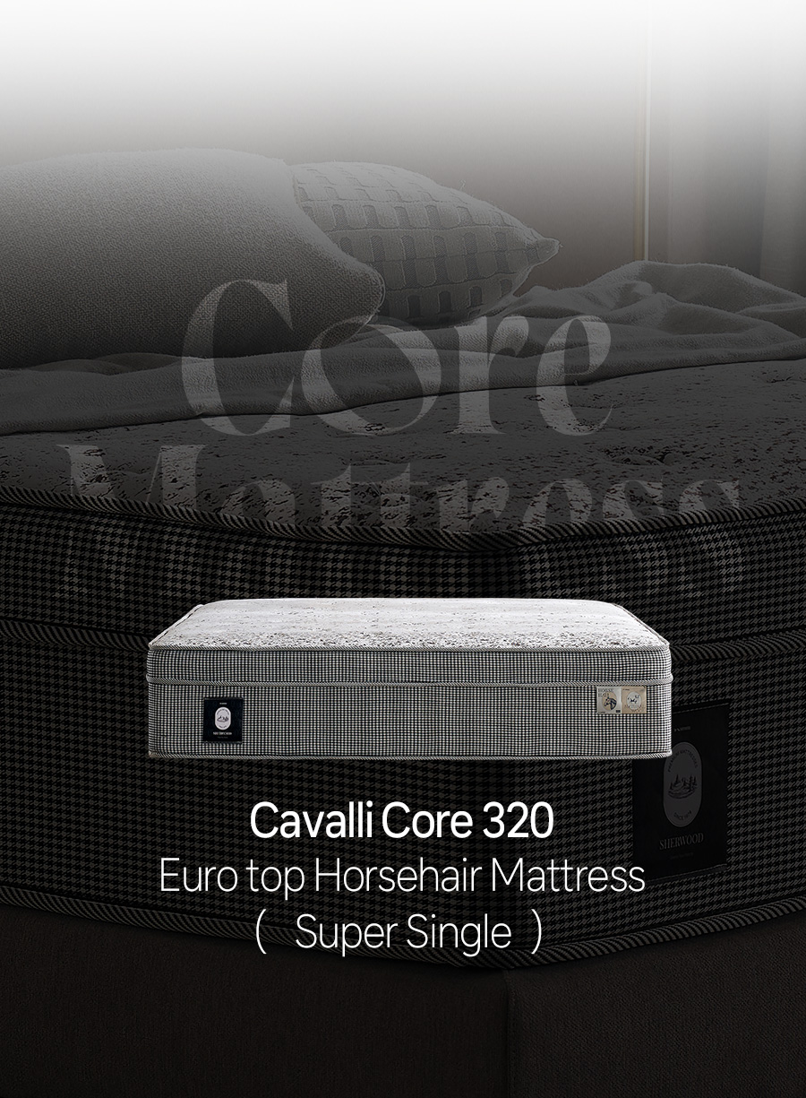 [쉐우드] 카발리 CAVALLI Core 320 말총 양모 독립스프링 프리미엄 매트리스 SS (슈퍼싱글) (BS) 썸네일 4