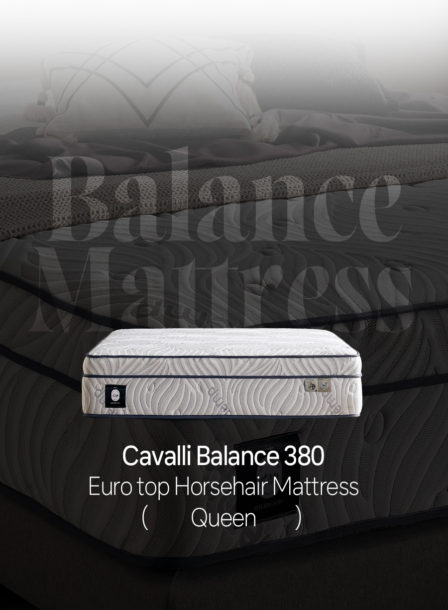 [쉐우드] 카발리 CAVALLI Balance 380 말총 양모 독립스프링 프리미엄 매트리스 SS (슈퍼싱글) (BS) 썸네일 4
