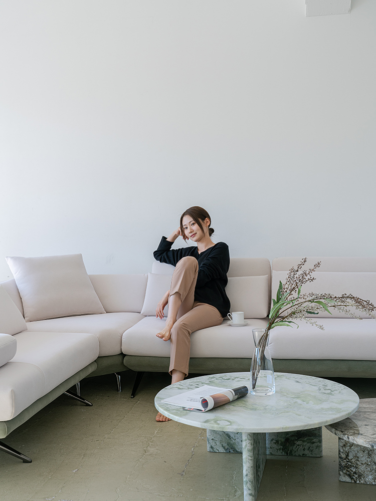 [헨지디자인] 토레 코너형 소파 (오트밀) (48개월) 썸네일 2