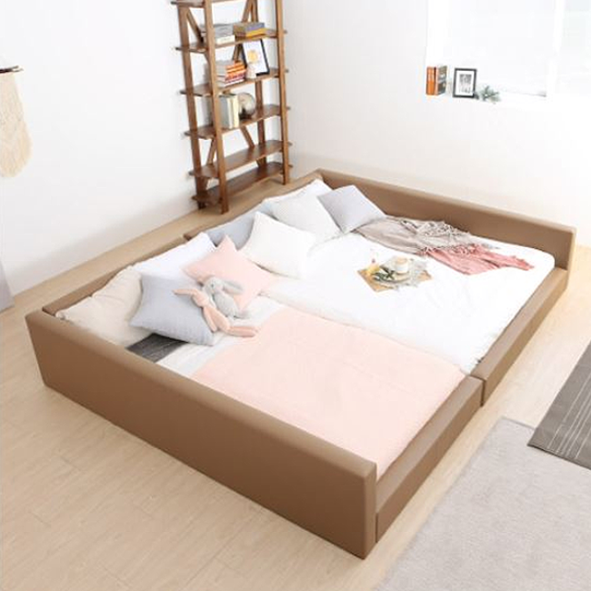 젠티스 침대프레임 '로니' + 매트리스 R2_SS 모카 (36개월)