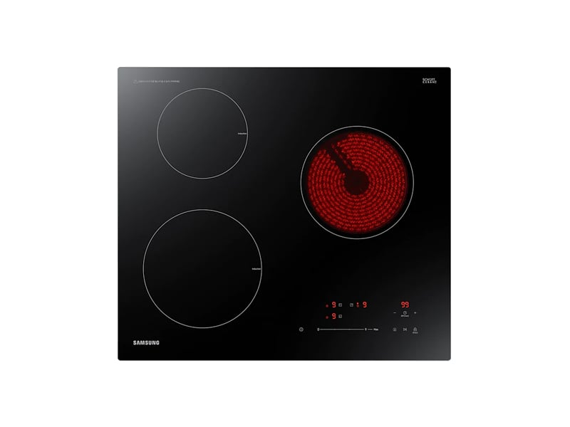 [삼성전자] 하이브리드 전기레인지 3구 빌트인 블랙 NZ63T5601AK 썸네일 2