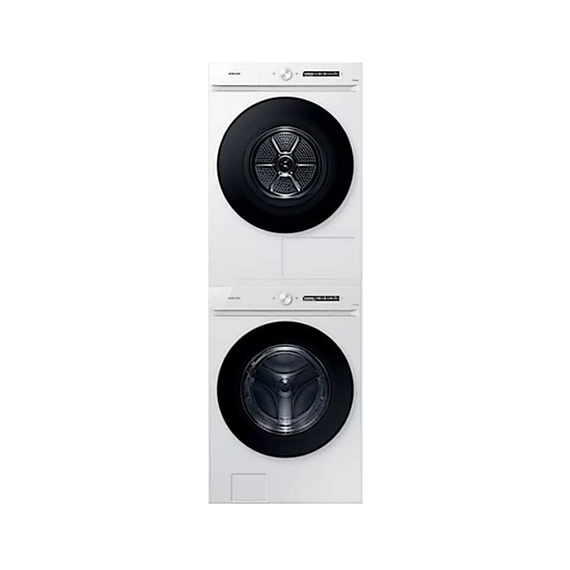 (2Q) 삼성 세탁기+건조기 세탁기 24kg+건조기 20kg 셋트 화이트 키트포함 (36) WF24CB8650BW2N