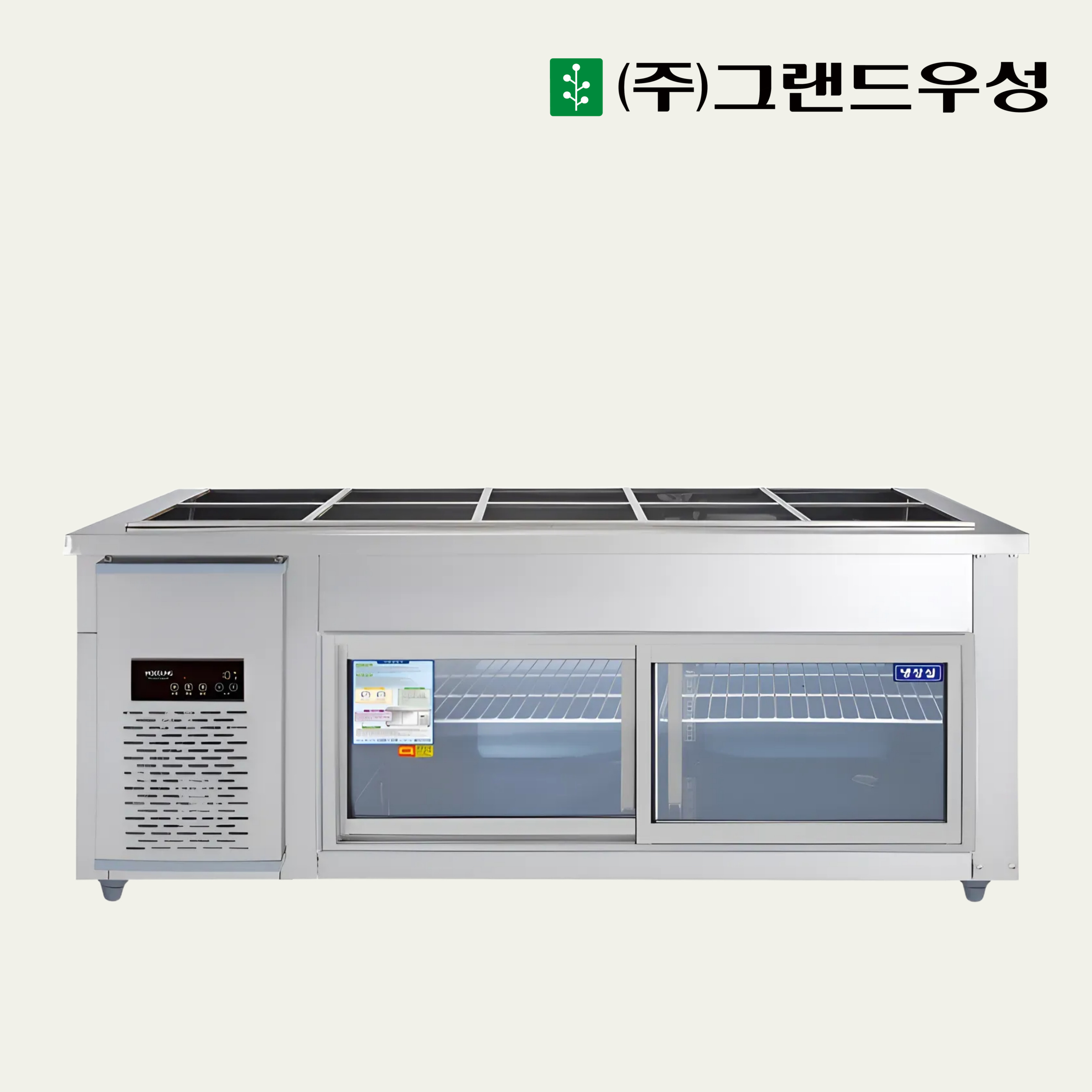 [그랜드우성] 직냉식 반찬 냉장고 360L (올스텐) (36) CWSM-180RB_올스텐 썸네일 1