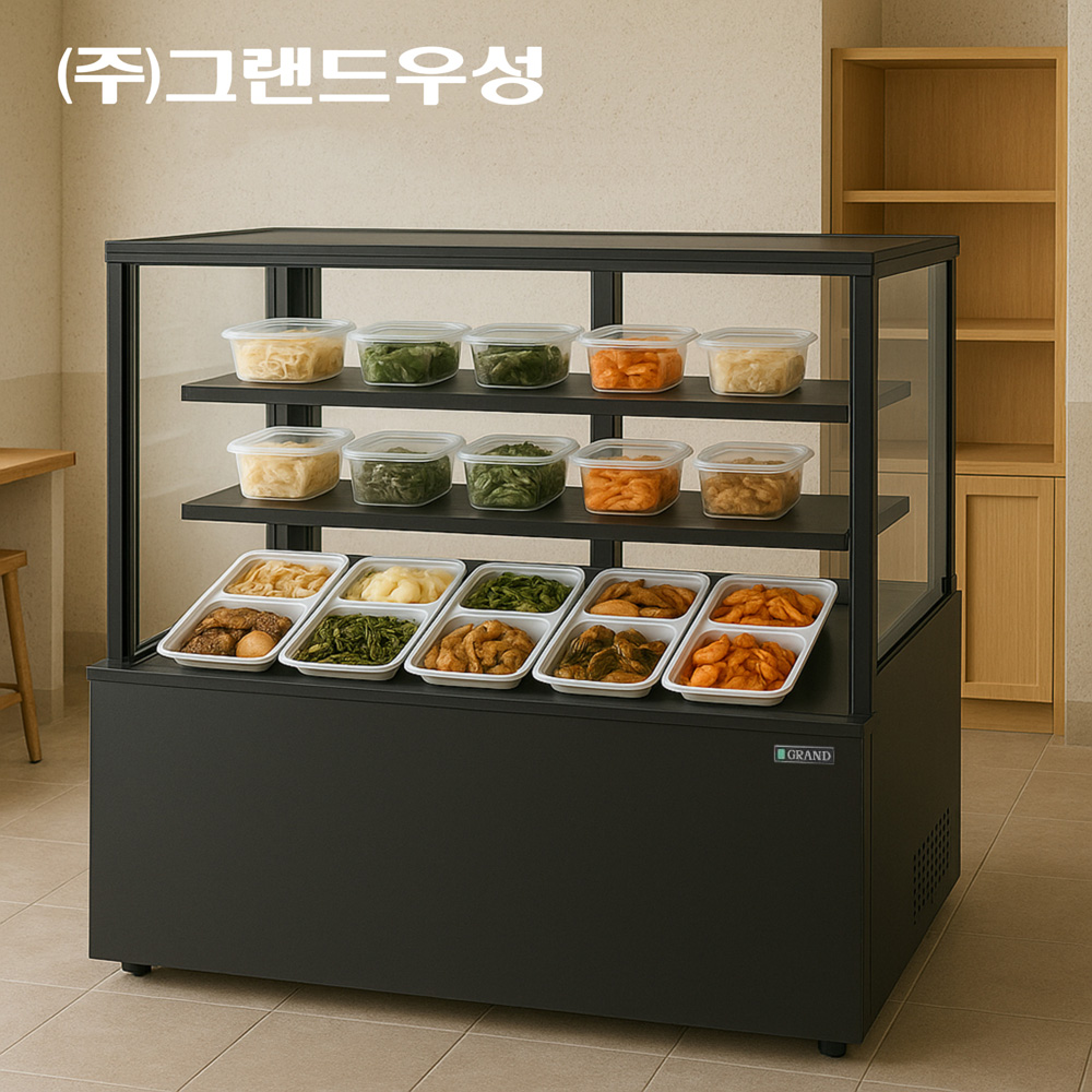 [그랜드우성] 간냉식 제과쇼케이스 1500 사각 뒷문형 3단 (올스텐) (36) GWBKRG15CF (올스텐) 썸네일 4
