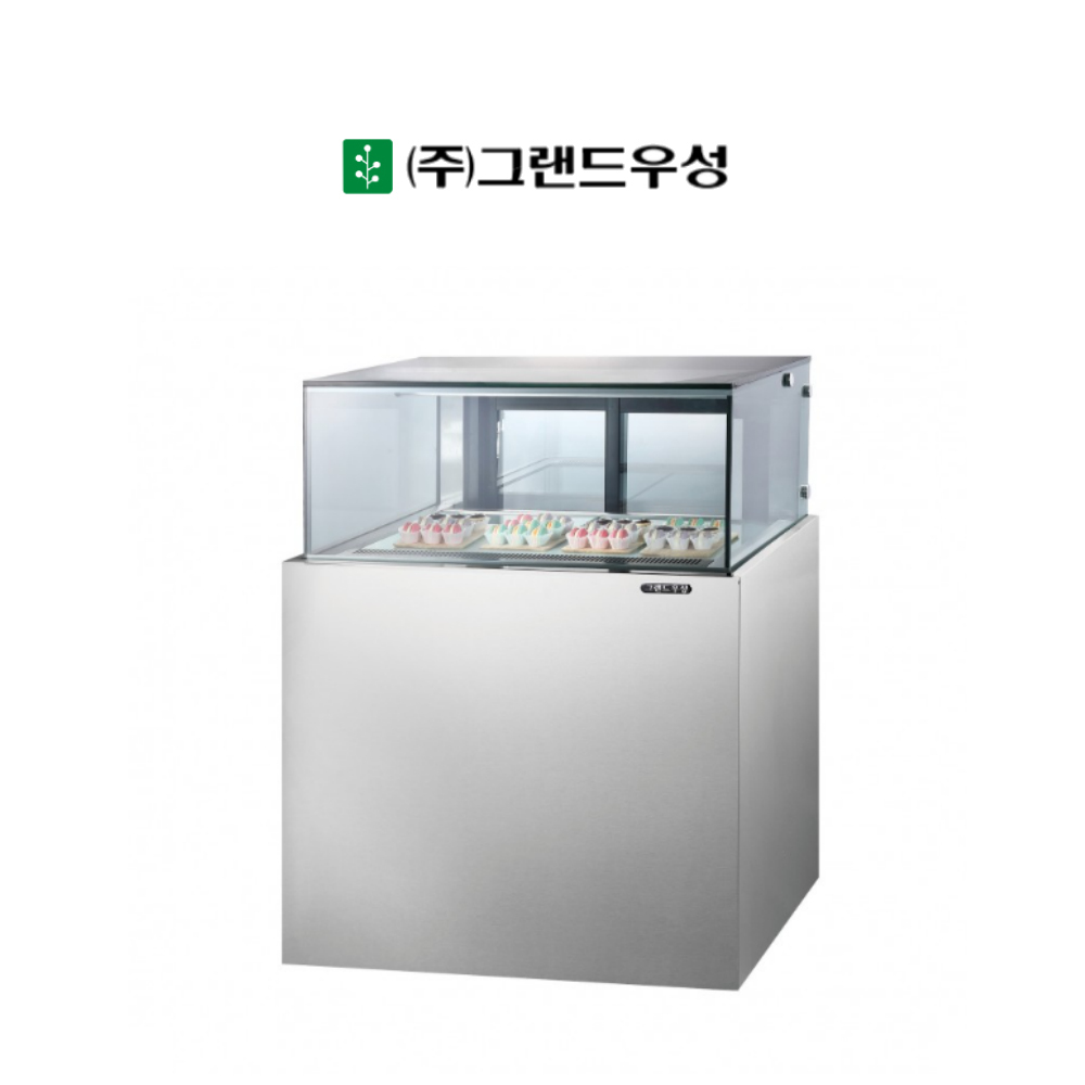 [그랜드우성] 간냉식 마카롱 쇼케이스 900 사각 (블랙) (36) GWGMGG09DF (B) 썸네일 3