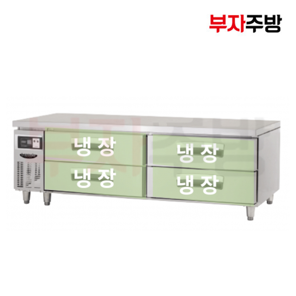 [라셀르] 간냉식 서랍식 테이블 냉장고 326L (올스텐) (36) LCBD-1844RG 썸네일 1