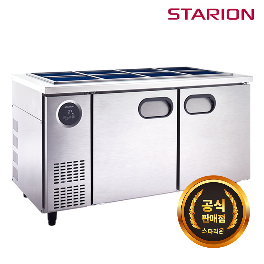 [스타리온] 직냉식 1200 반찬 냉장고 295L (내부스텐) (36) SR-V12EIEMC
