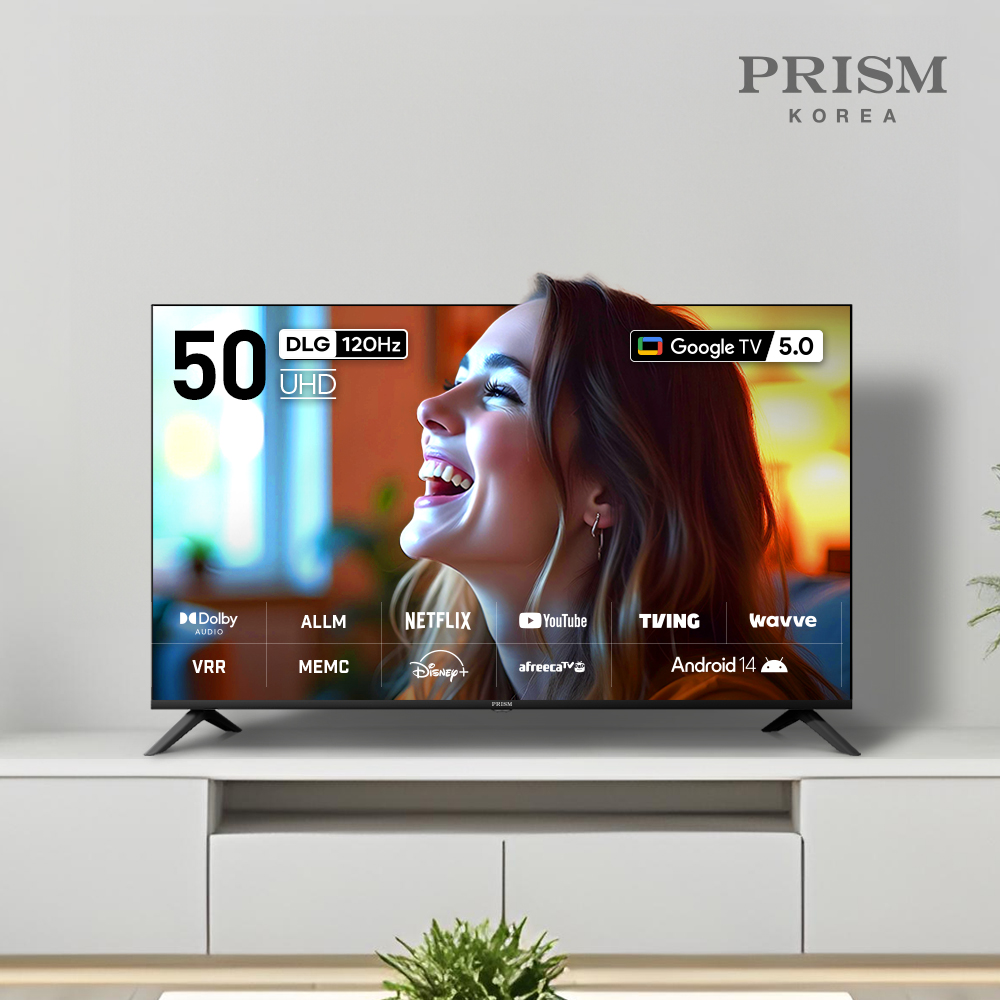 [프리즘코리아] 구글 스마트 UHD TV 50인치 (36) CP50G5 썸네일 1