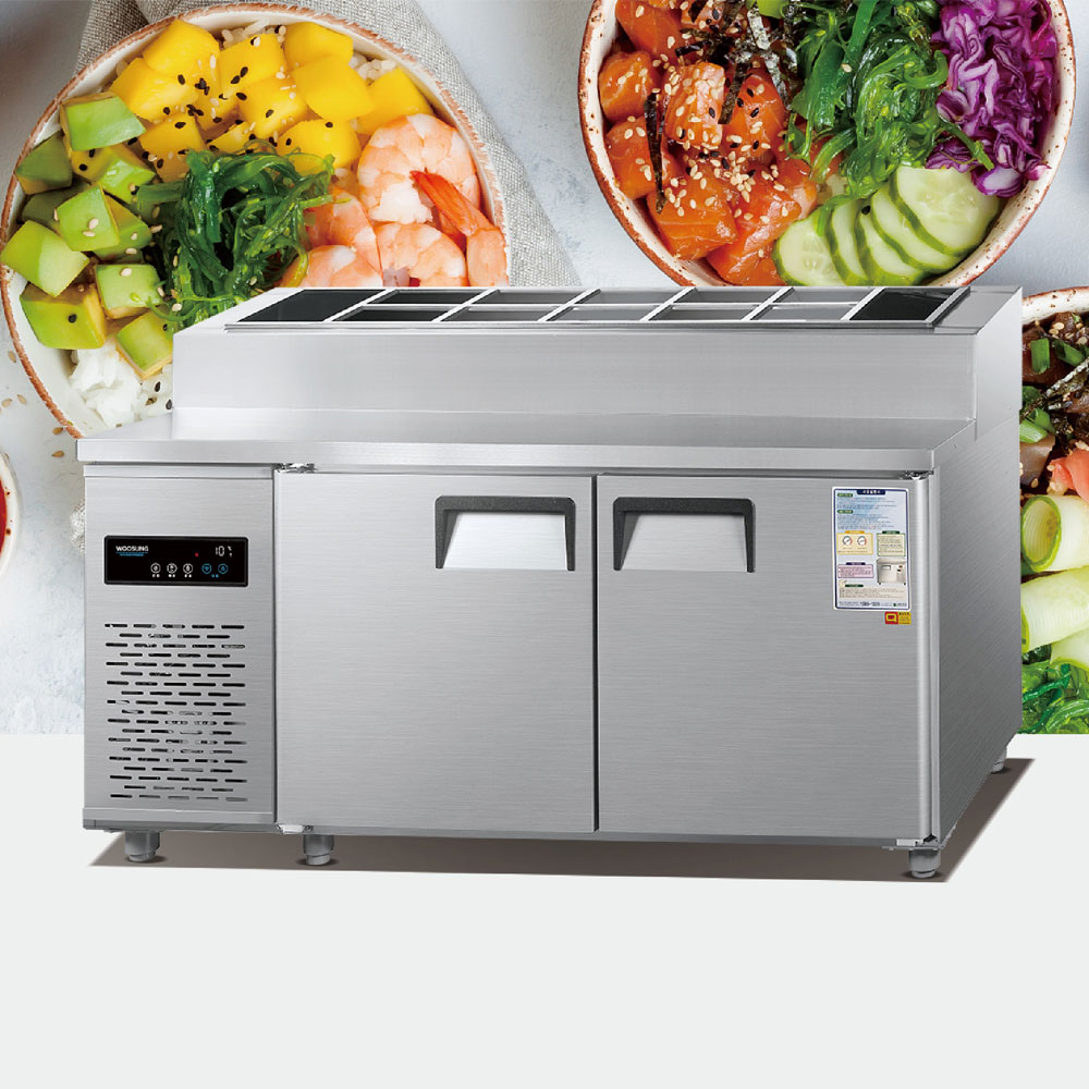 [그랜드우성] 직냉식 김밥 냉장고 370L (내부스텐) (36) CWSM-150RBT_내부스텐 (K) 썸네일 4