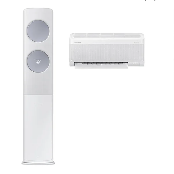 (1Q) 삼성 에어컨 무풍 클래식 일반 화이트 스탠드+벽걸이 19평+6평 (60) AF70F19D24LRS